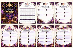 2027 Modern Witch’s Journal Kdp interiors Product Image 2