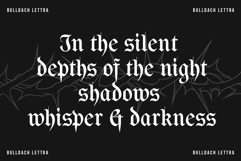 Bulldach Lettra | Blackletter Gothic Product Image 2