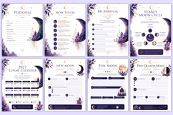 2027 Moon &amp; Spiritual Workbook | Lunar Growth Product Image 2