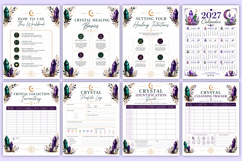 2027 Crystal Healing Workbook | Crystal Journal &amp; Energy Product Image 2