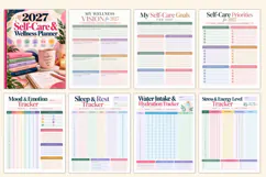 2027 Self-Care & Wellness Planner Kdp interiors Product Image 2