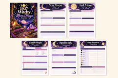 2027 Witchy Moon & Magic Journal Kdp interiors Product Image 2