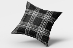 Black and White Tweed Plaid Seamless Pattern Product Image 2