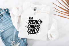 Real Ones Only Graffiti SVG Urban Street Lettering Product Image 2
