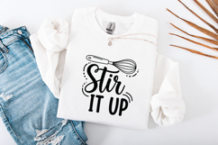 Stir It Up SVG - Minimalist Kitchen Whisk PNG Design Product Image 3
