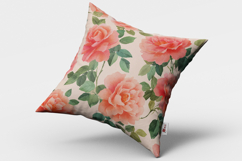 Watercolor Minimal Rose Seamless Pattern and Digital paper Product Image 2