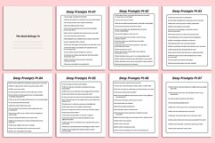 100 Deep Journal Prompts Canva Kdp Interior Product Image 2