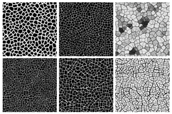 Black and White Crackle Seamless Pattern and Digital paper Product Image 2