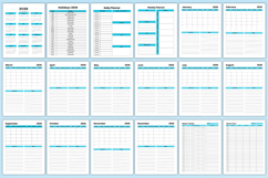 2025 Depression &amp; Anxiety Workbook Canva templates Product Image 2