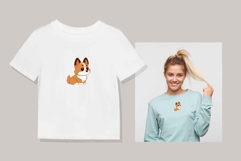 Cute Cartoon Happy Welsh Corgi Dog Puppy Character Fun Icon Product Image 2