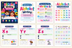 Alphabet Writing Workbook Kdp interiors Product Image 2