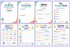 2027 Mindful Growth Workbook | Growth &amp; Mindfulness Product Image 2