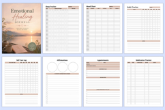 Emotional Healing Journal Canva templates Product Image 2