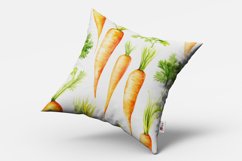 Watercolor Carrots Seamless Pattern and Digital Paper Product Image 2