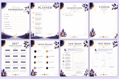 2027 Moon Manifestation Planner | Lunar Intention Journal Product Image 2