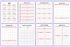 2027 Weight Loss & Healthy Lifestyle Planner | Fitness, Meal Product Image 2