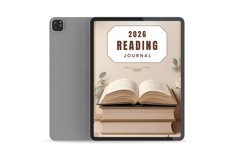 2026 Digital Reading Journal Bundle Canva Template Product Image 2