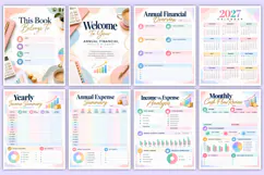 Annual Financial Review Planner | Income, Expenses, Savings Product Image 2