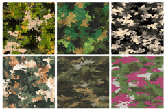 Camouflage Grunge Texture Seamless Pattern and Digital paper Product Image 2