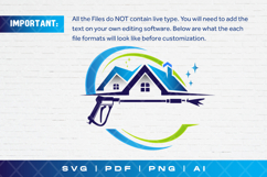Professional Pressure Washing Logo Template Product Image 2