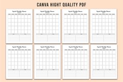 Editable 2023-2024 Crystal Planner For Canva Product Image 2