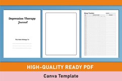Editable Depression Therapy Journal Canva Template Product Image 2