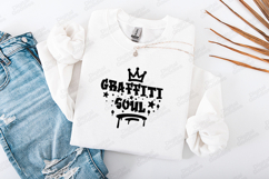 Graffiti Soul SVG PNG JPG Urban Street Crown Drip Shirt Product Image 2