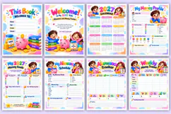 2027 Kids Allowance & Money Tracker | Kids Budget, Saving Product Image 2