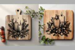 Christmas Cutting Board Laser Engraving Product Image 2