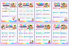 2027 Handmade Products Business Workbook | Business Planner Product Image 2