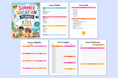 Summer Vacation Planner for Kids For KDP Interior Product Image 2