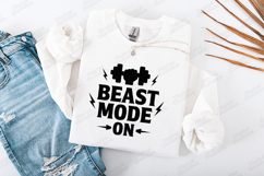 Beast Mode On Gym Workout Motivation SVG Product Image 2