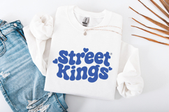 Street Kings SVG - Retro Y2K Bubble Letter Design Product Image 3