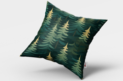 Pine Trees Seamless Patterns Background Product Image 2