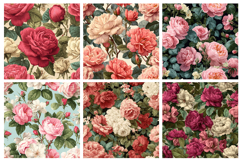 Summer Shabby Roses Seamless Pattern and Digital Paper Product Image 2