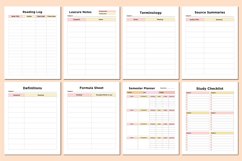 Editable 2024 Student Planner For Canva Product Image 2