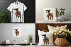 Cartoon Foal | Patriotic Clipart | 4th of July Product Image 2