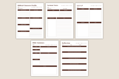 Bible Study Canva Template Product Image 2