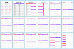 2026 Back To School Planner Canva Template Product Image 2