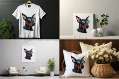 Doberman Pinscher Clipart | Patriotic Clipart | 4th of July Product Image 2