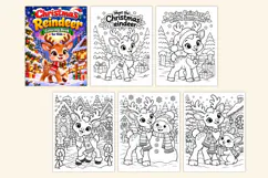 Christmas Reindeer Coloring Book for Kids Product Image 2