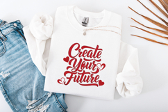 Create Your Future SVG - Inspirational Hand Lettered Quote Product Image 3