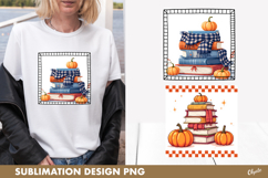 Book Sublimation. Fall Book Sublimation PNG Product Image 1