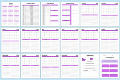 2026 Life Coaching Planner For Canva Templates Product Image 2