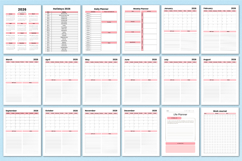 2026 Life Planner For Canva Templates Product Image 2