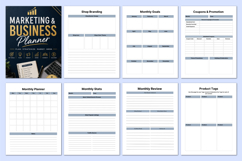 Marketing &amp; Business Planner Canva templates Product Image 2