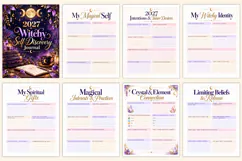 2027 Witchy Self-Discovery Journal Kdp interiors Product Image 2