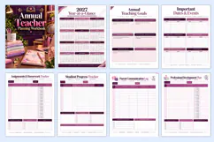 Annual Teacher Planning Workbook Kdp interiors Product Image 2