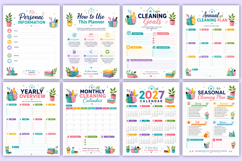 2027 Deep Cleaning Planner | Home Cleaning &amp; Organization Product Image 2