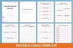 Editable Manifestation Journal Canva Template Product Image 2